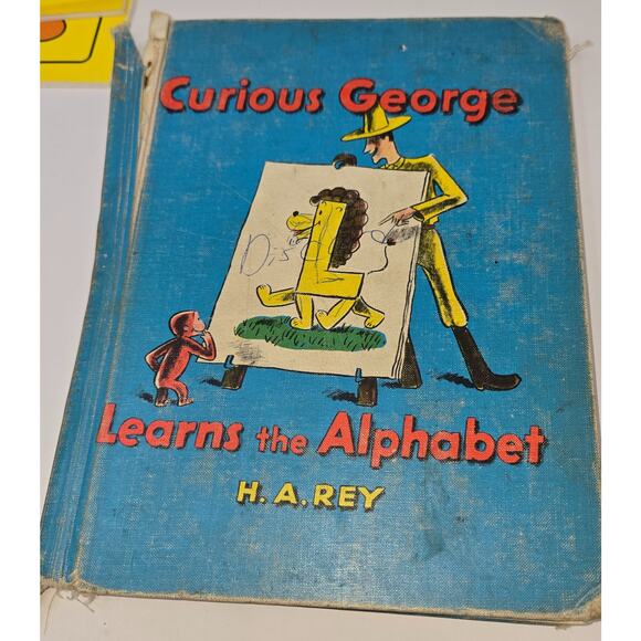 Curious George Book Lot of 8 H.A. Rey 1960s 1980s Hardback Paperback - Picture 8 of 16